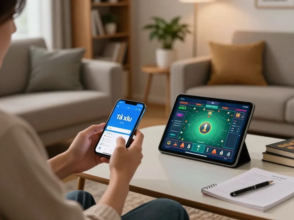 Using app tài xỉu online uy tín on smartphone for a dynamic online gaming experience