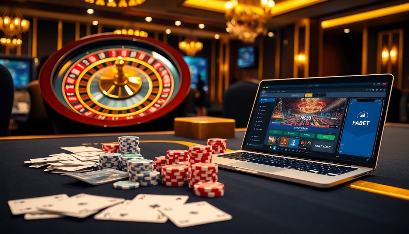 Experience excitement at https://fabet3.com/ with vibrant casino tables and professional gaming elements.