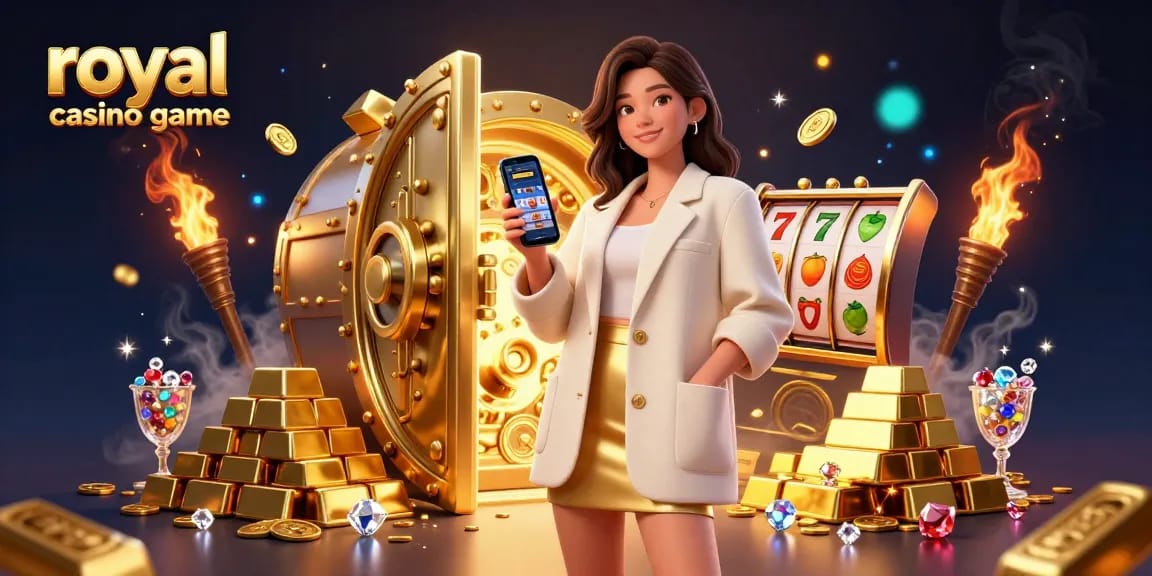 Play the royal casino game and experience thrilling action with vivid graphics and engaging gameplay.