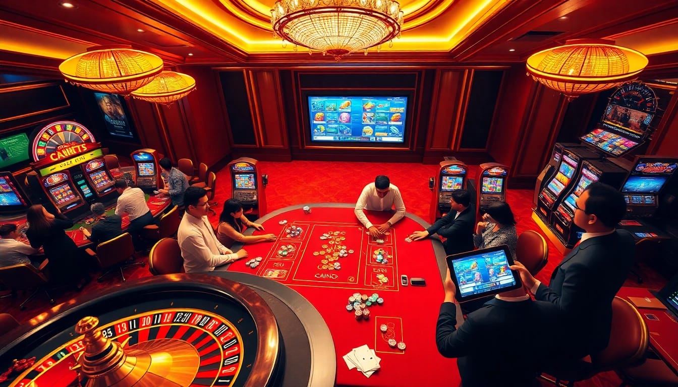 The excitement of the online gaming world at 22jl org with roulette and poker action.