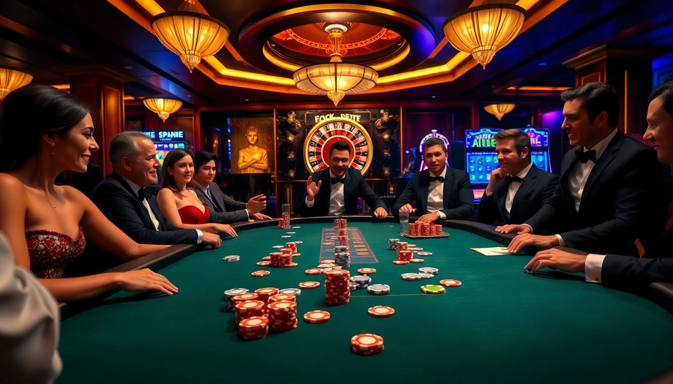 Experience high-stakes poker action at https://f168.me/ with vibrant casino ambiance.