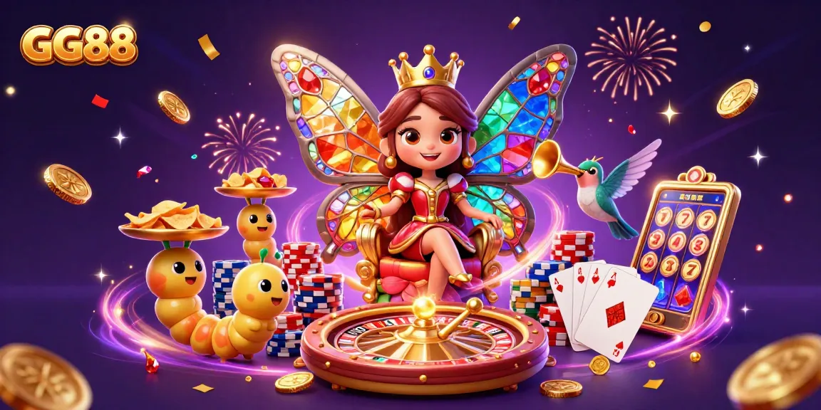 Experience the excitement of GG88 casino with vibrant characters and immersive game elements.