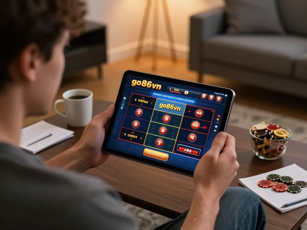 Exciting online gaming experience at go86vn with a player engaged in strategy.