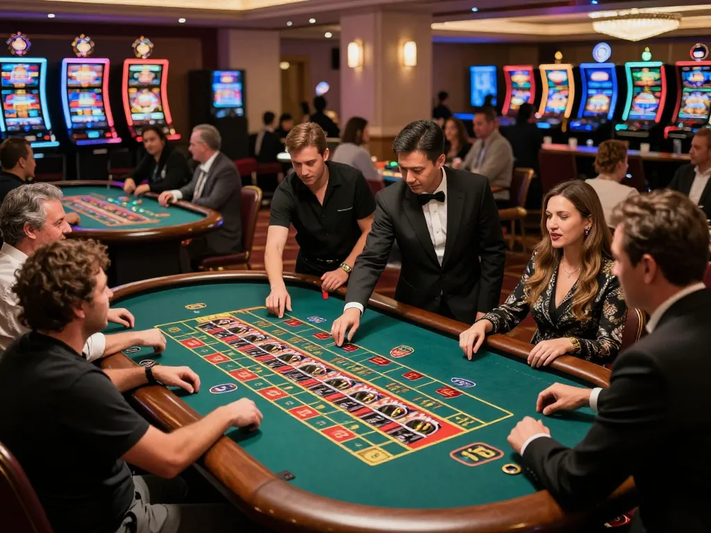 Players betting at Venice-style roulette tables at U888.com, enjoying a thrilling casino experience