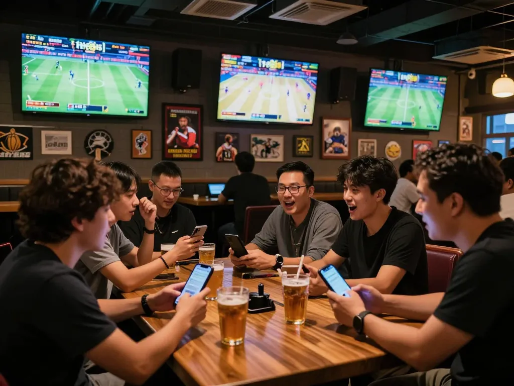 Witness bettors tracking live odds and excitement at tip88 sports betting venue.