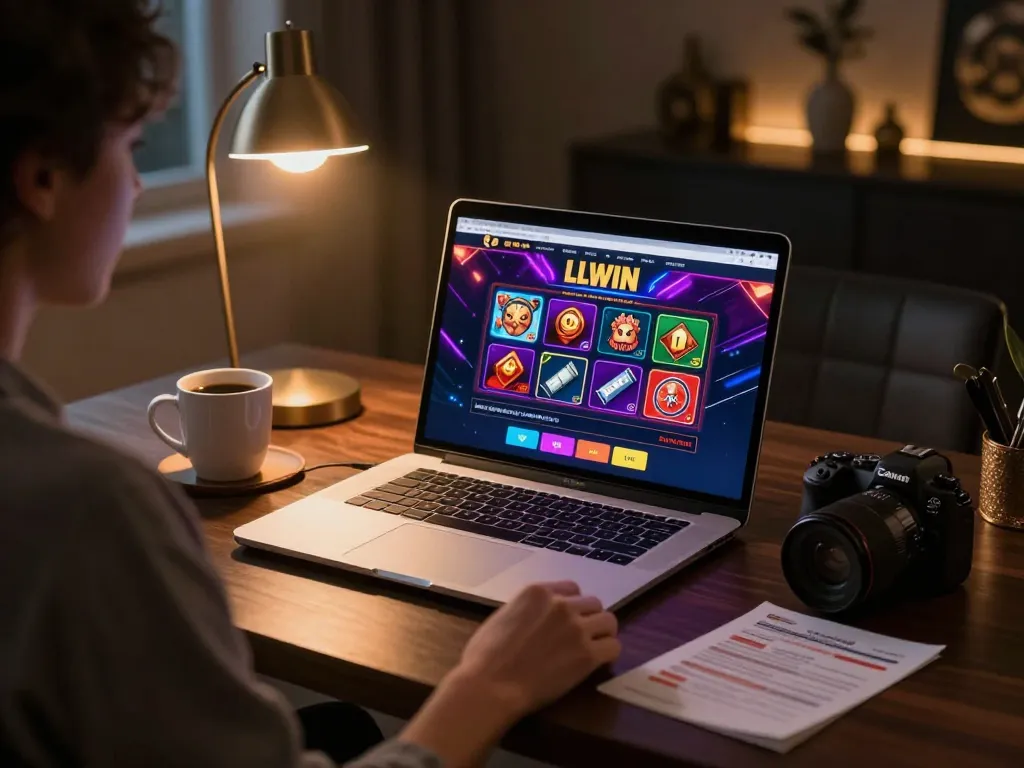 Engaging online gaming experience with LLWIN interface, highlighting strategic betting.