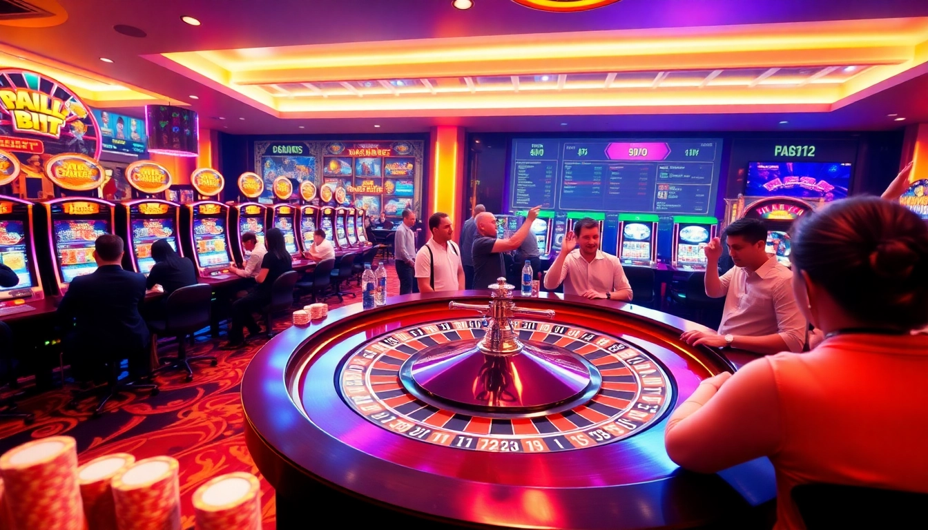 Exciting gameplay at PH222 Casino featuring roulette and vibrant slots.
