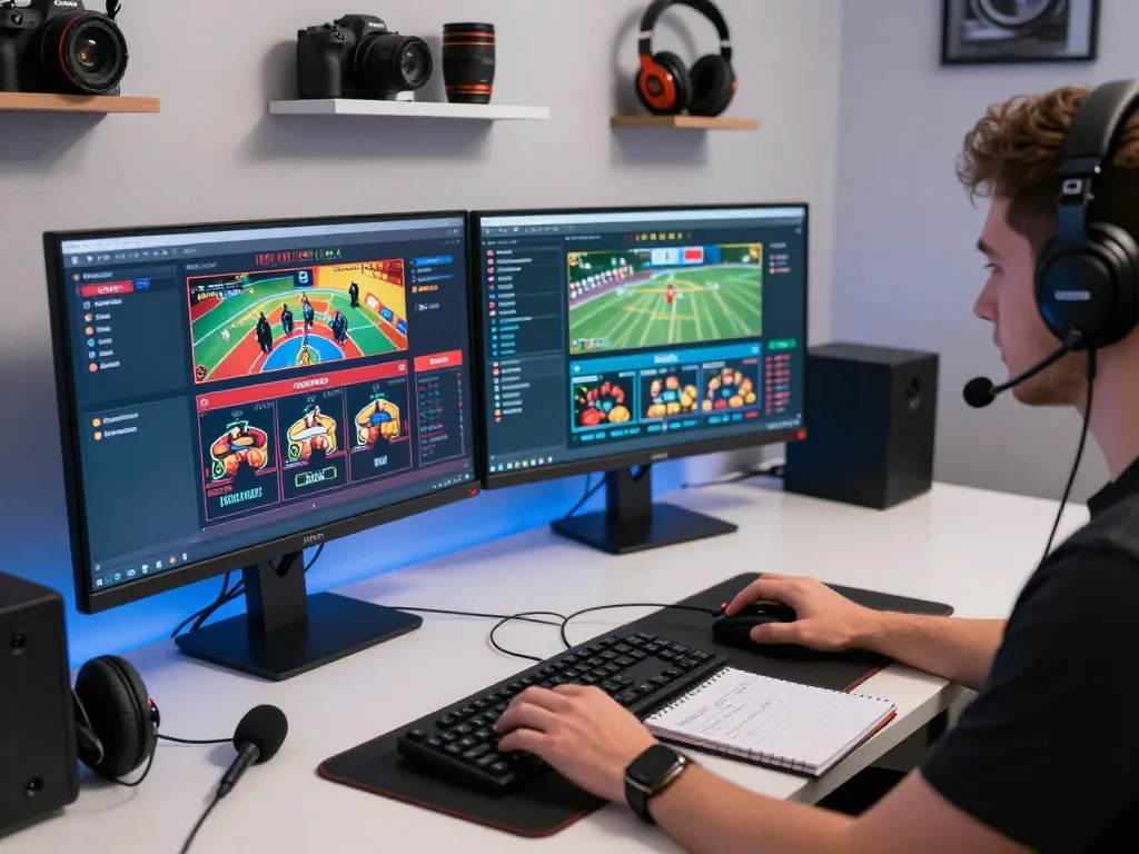 Engaged player using https://9bet9.in.net for strategic online gaming and sports betting.