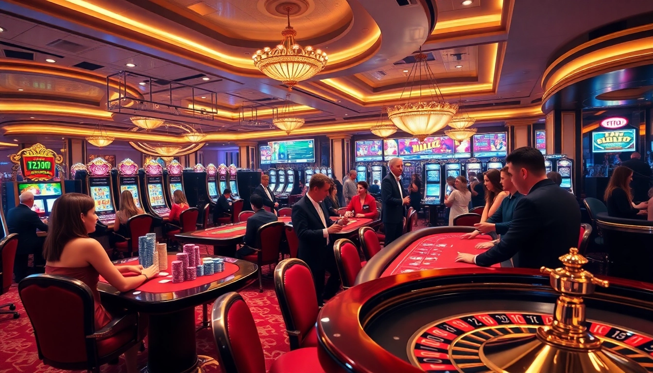 Experience the thrill of THA BET with vibrant casino games, engaging players, and lively atmosphere.