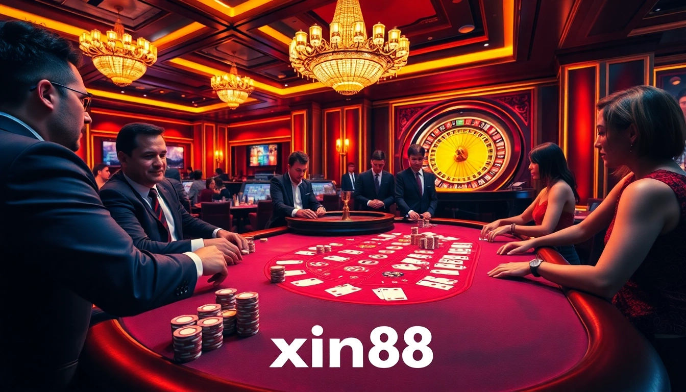 Experience the excitement at xin88 with a vibrant casino atmosphere full of action and luxury.