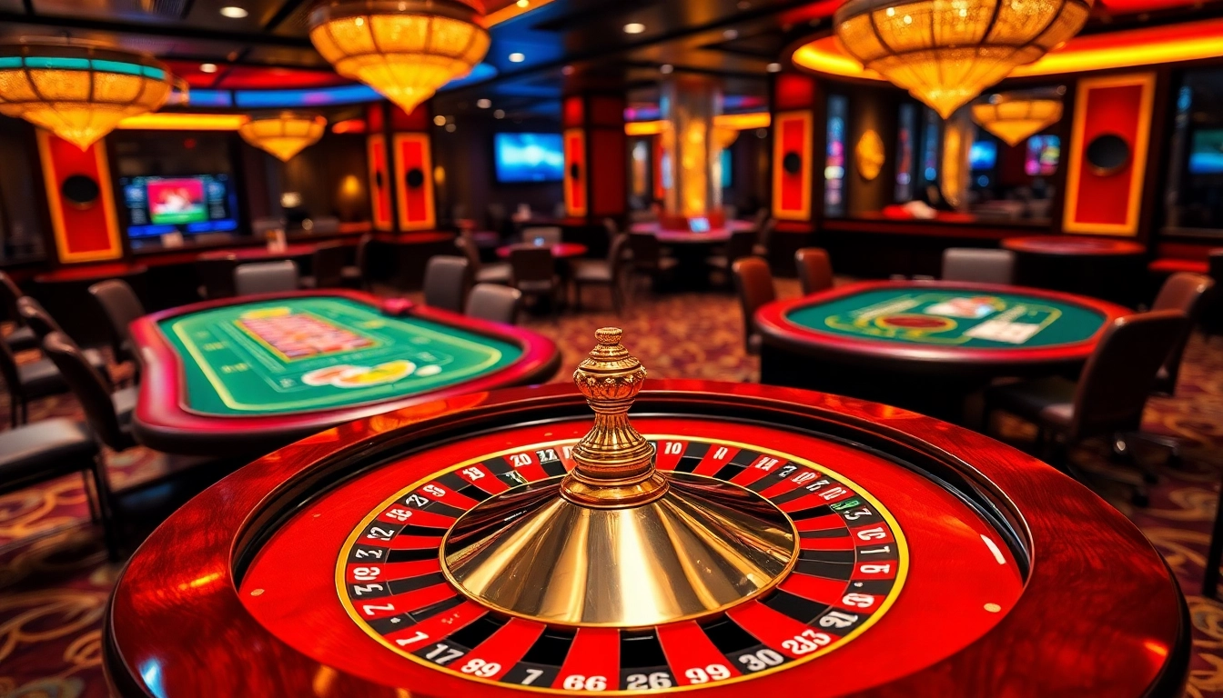 Experience the thrill of 888VI with vibrant roulette tables and high-stakes gaming.
