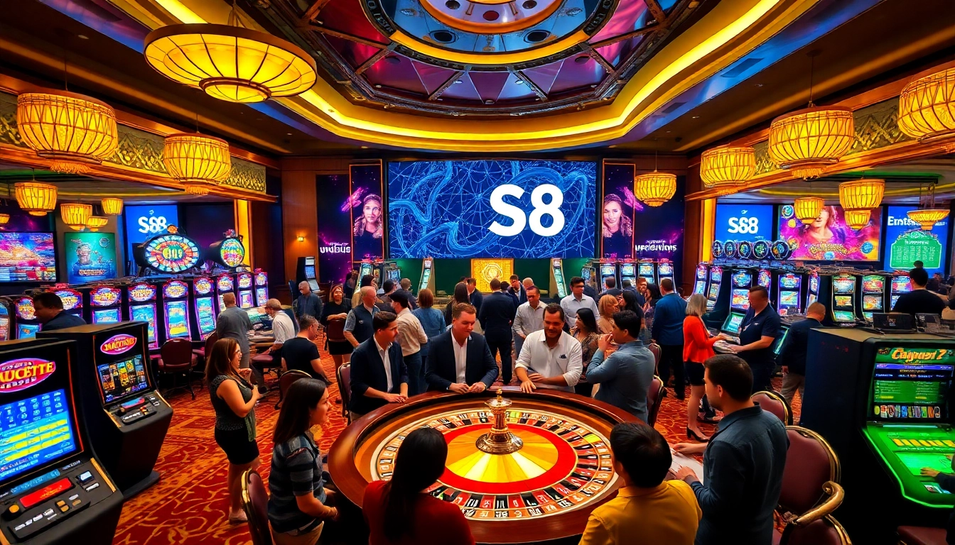 Experience thrill at S8's casino tables with professional gameplay and innovative technology.