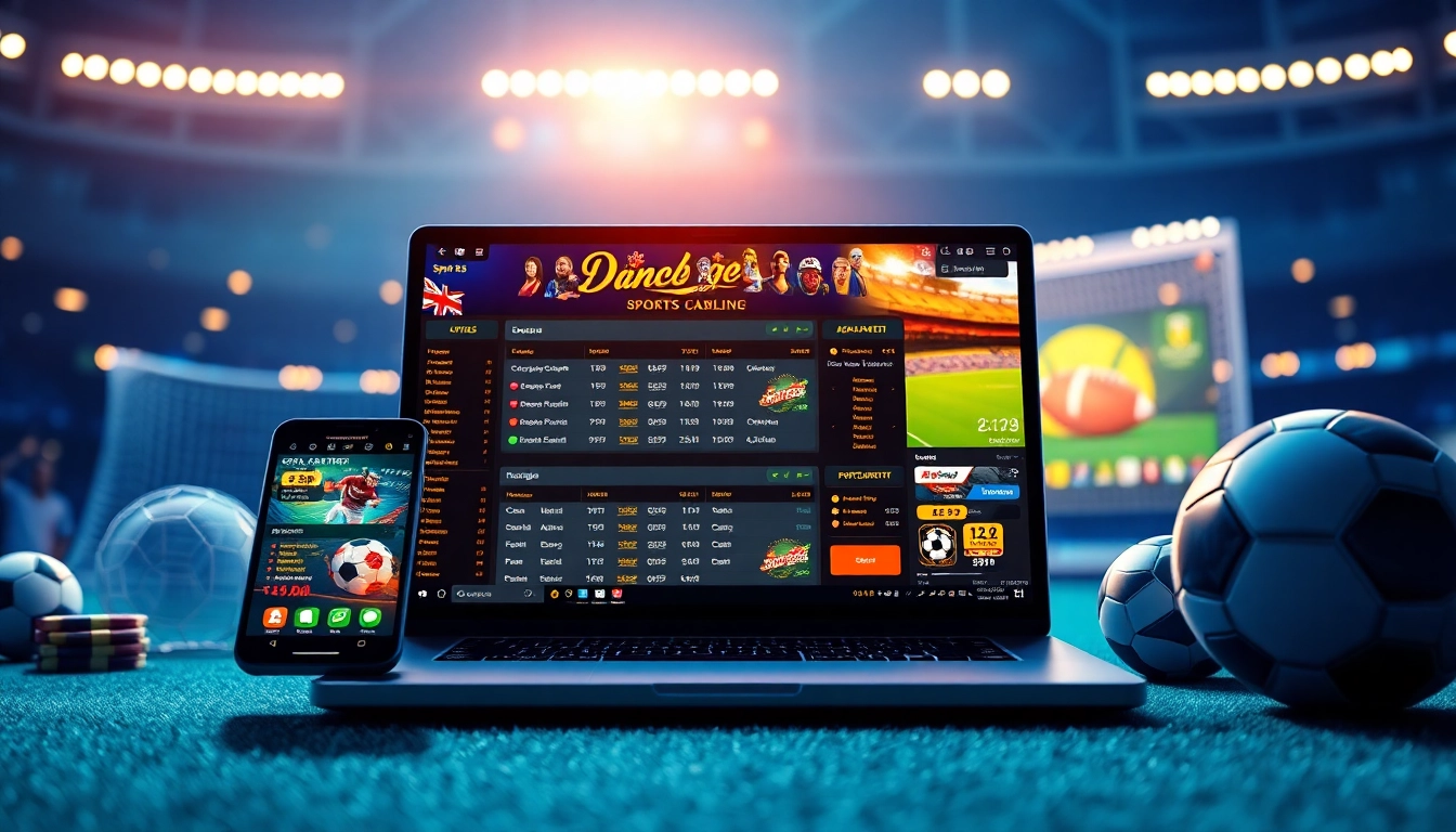 Exciting online sports betting scene showcasing nhà cái OPEN88 with modern gaming interface.