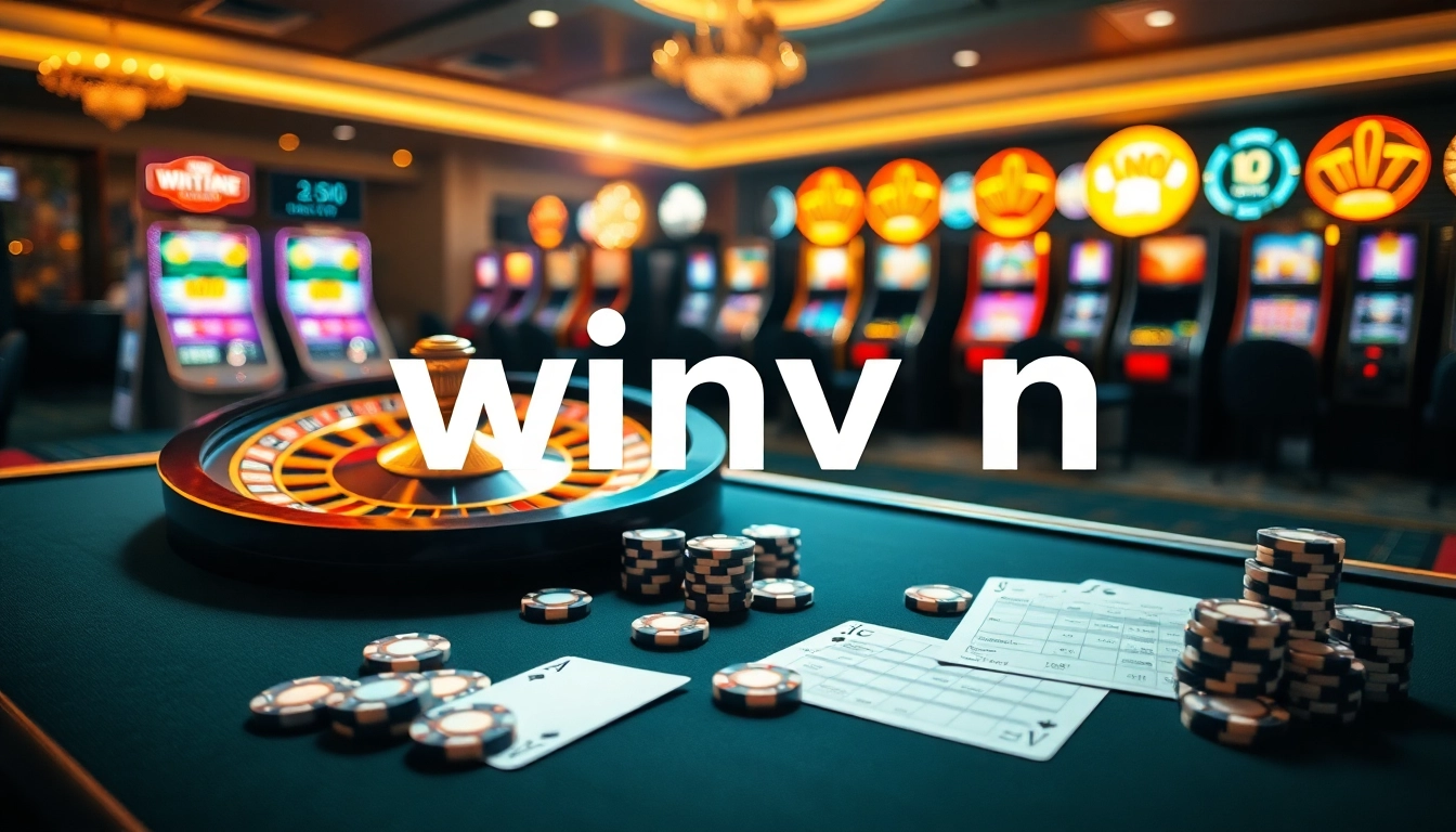 Experience electrifying gameplay at winvn with vibrant casino elements and dynamic gaming atmosphere.