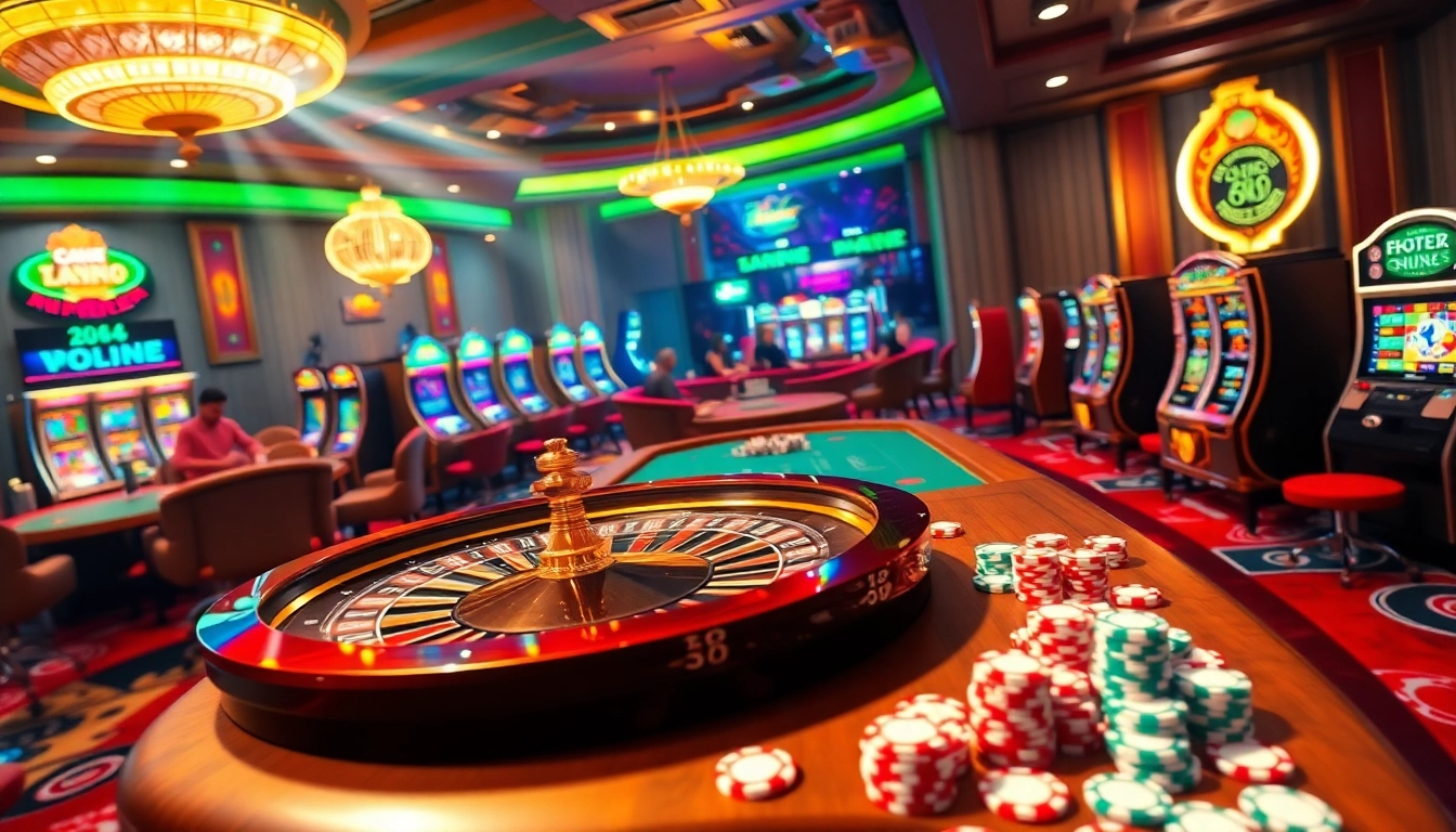 Experience high-stakes excitement with tg88 gambling at luxurious casino tables and vibrant slot machines.