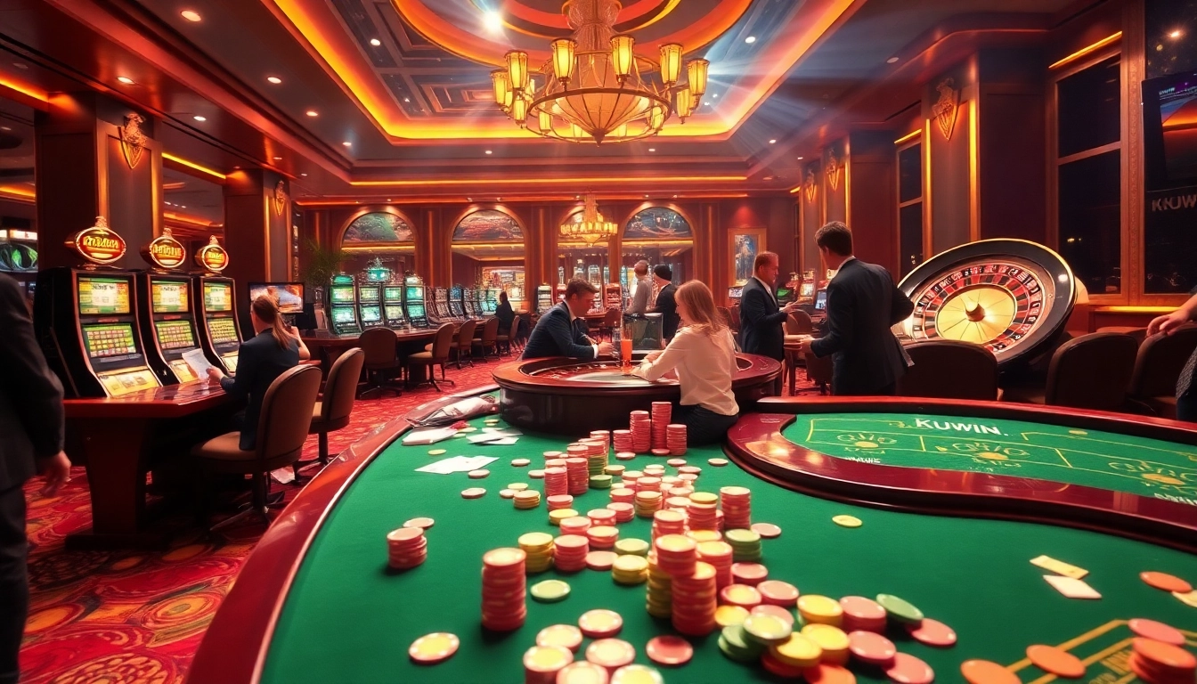 Kuwin offers an engaging casino experience with dynamic betting actions and vibrant game elements.