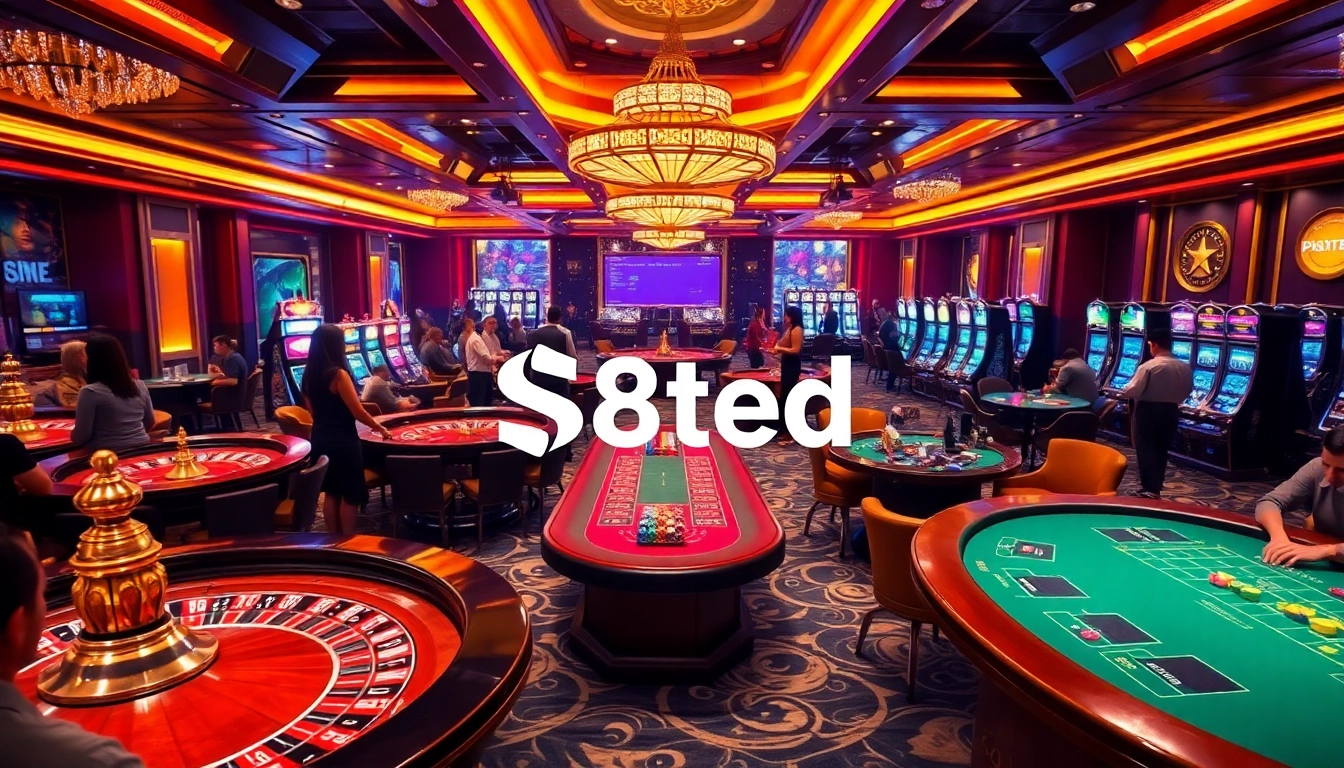 Engage with top-notch gaming experiences at https://s8ted.com/, featuring excitement from roulette and poker tables.