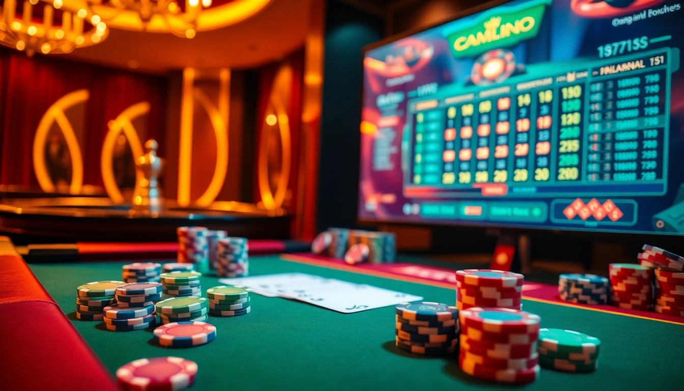 Experience the thrill of Nhà cái G28 with vibrant casino gameplay featuring poker chips and roulette.