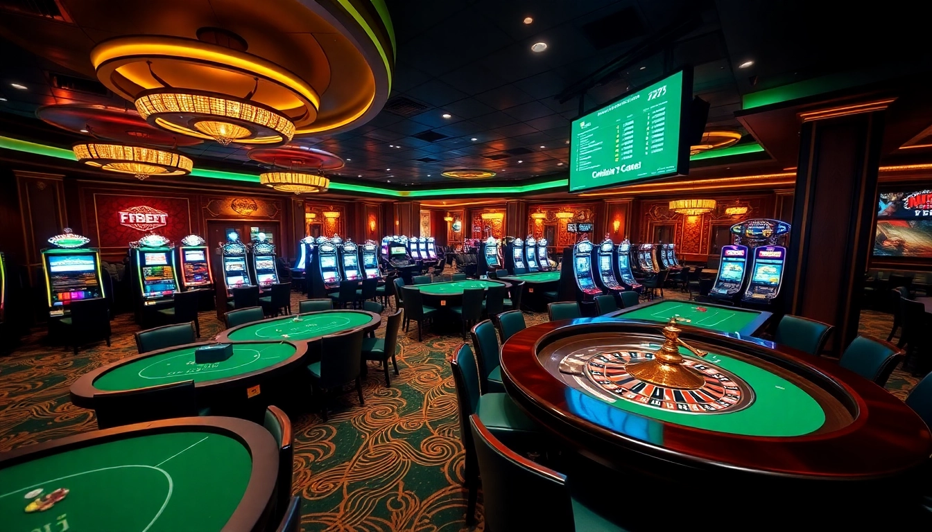 Engaging gambling scene at https://f8bet.io/ showcasing vibrant tables and exciting players.