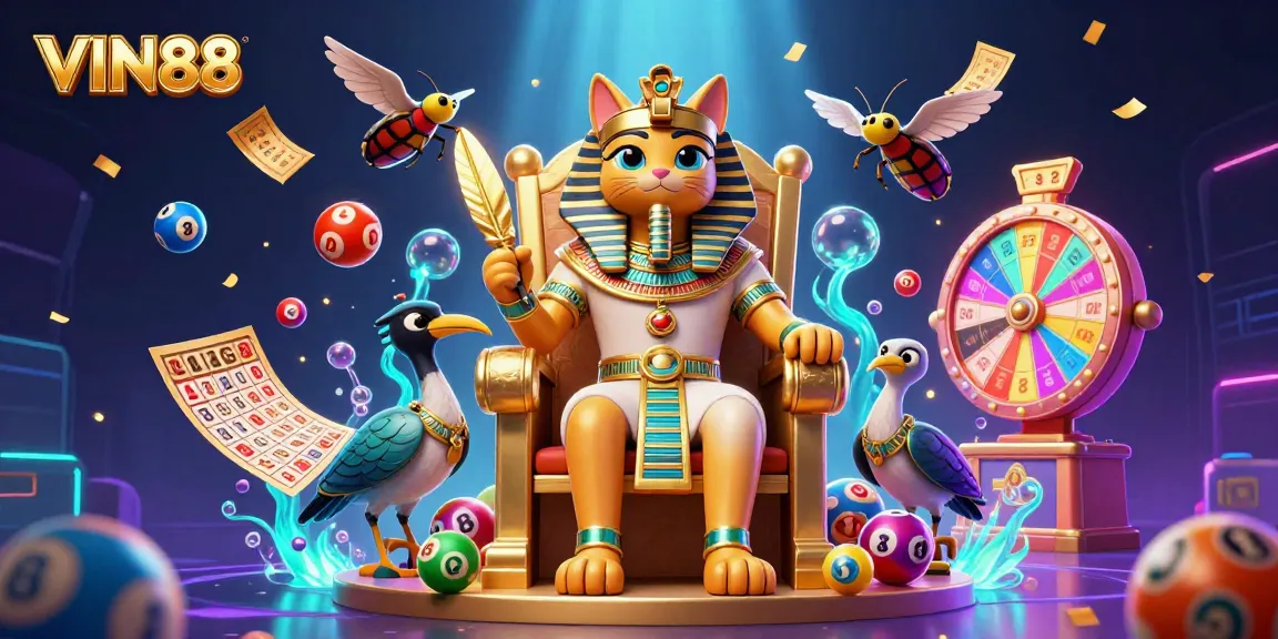 Experience thrilling chances with VIN88 in this vibrant casino adventure scene