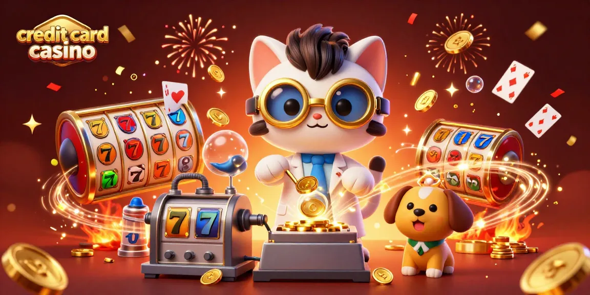 Play exciting games at credit card casino with lively characters in a vibrant bankroll explainer.