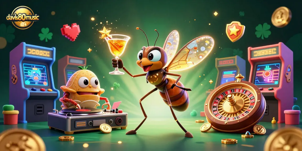 Experience thrilling gameplay with davis80smusic's vibrant casino-themed digital illustration.